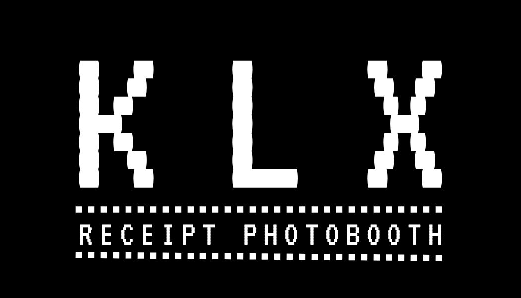 KLX Receipt Photobooth logo